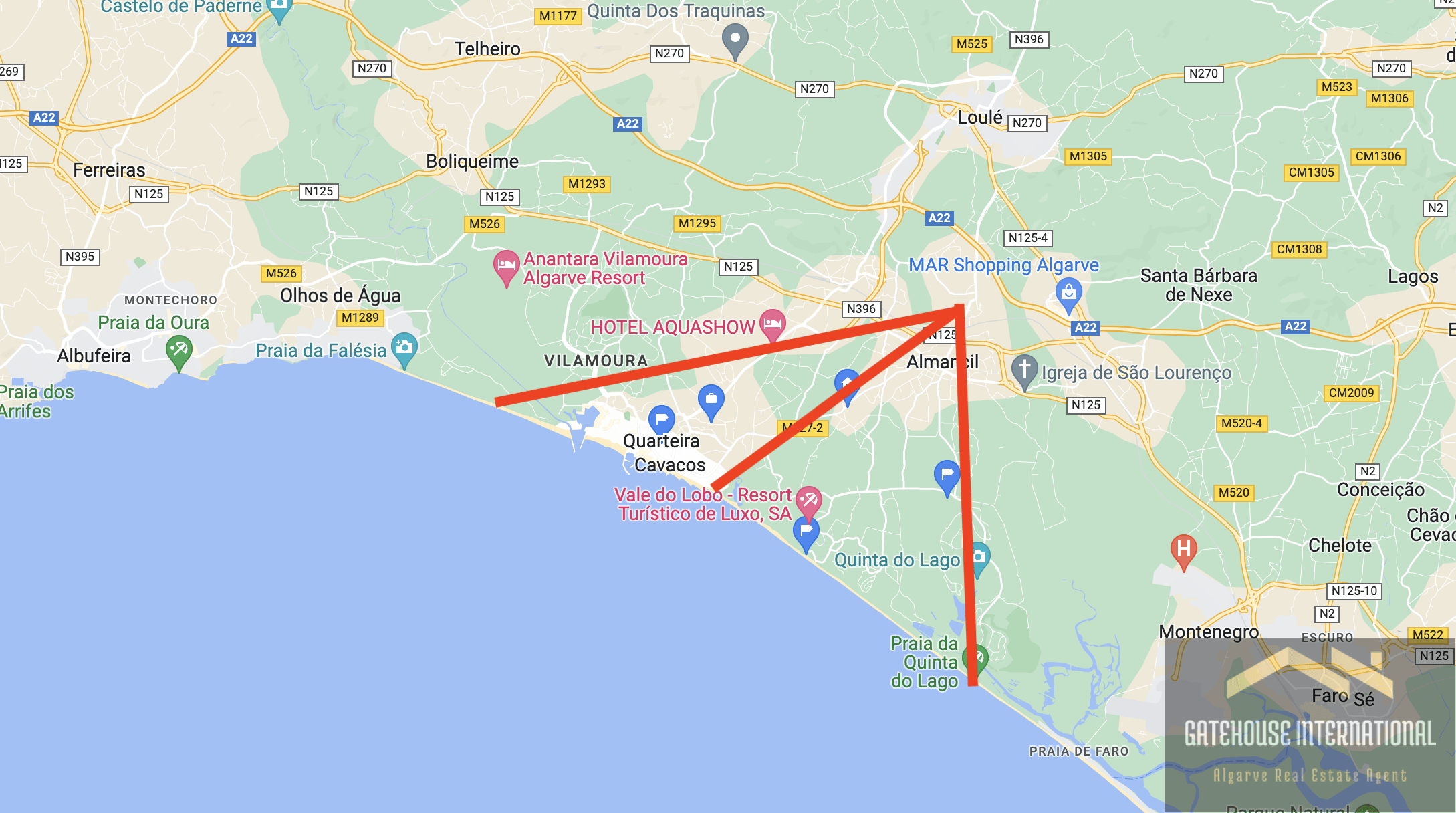Three Points of Algarve Triangle