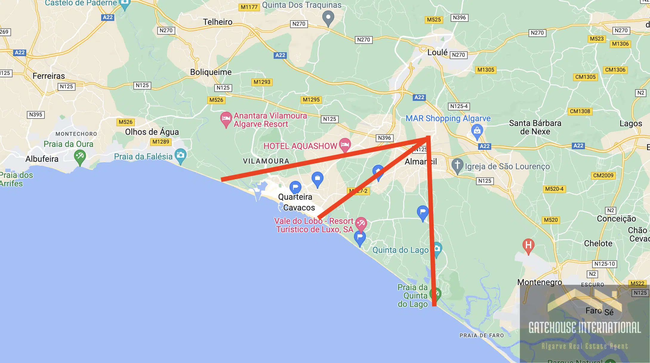Three Points of Algarve Triangle
