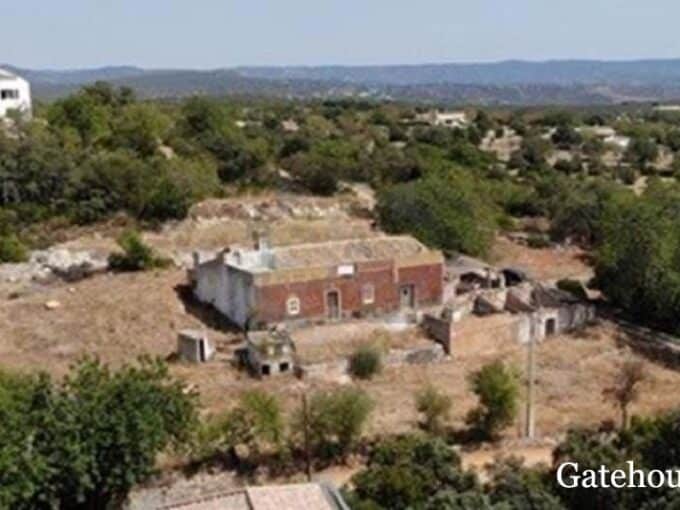 Algarve Farmhouse With Build Project For Sale In Loule