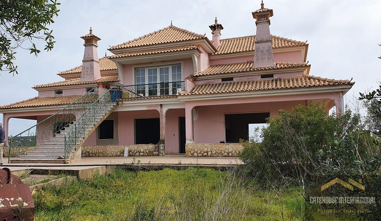 Loule Algarve Unfinished Villa For Sale