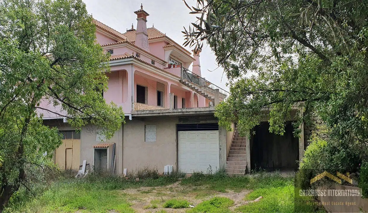 Loule Algarve Unfinished Villa For Sale1