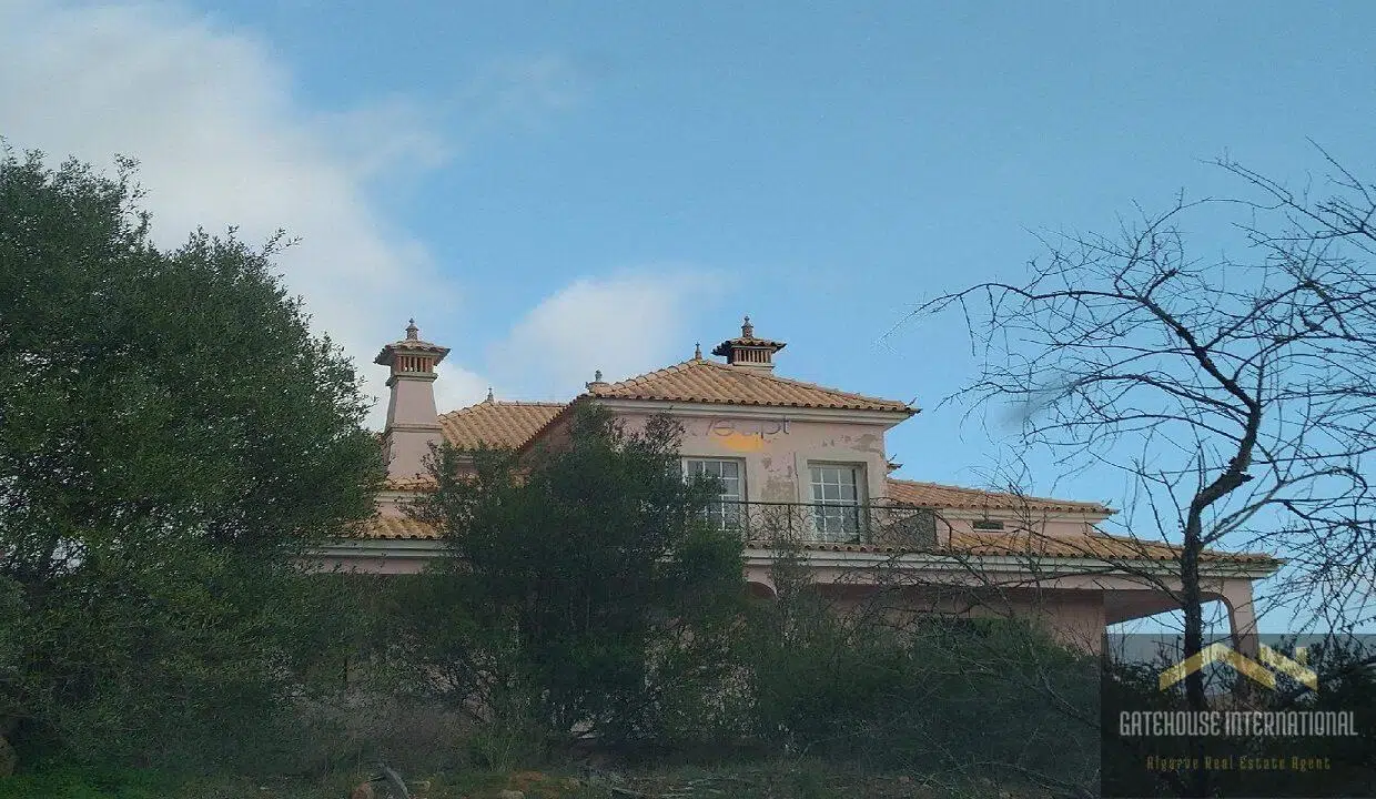Loule Algarve Unfinished Villa For Sale2