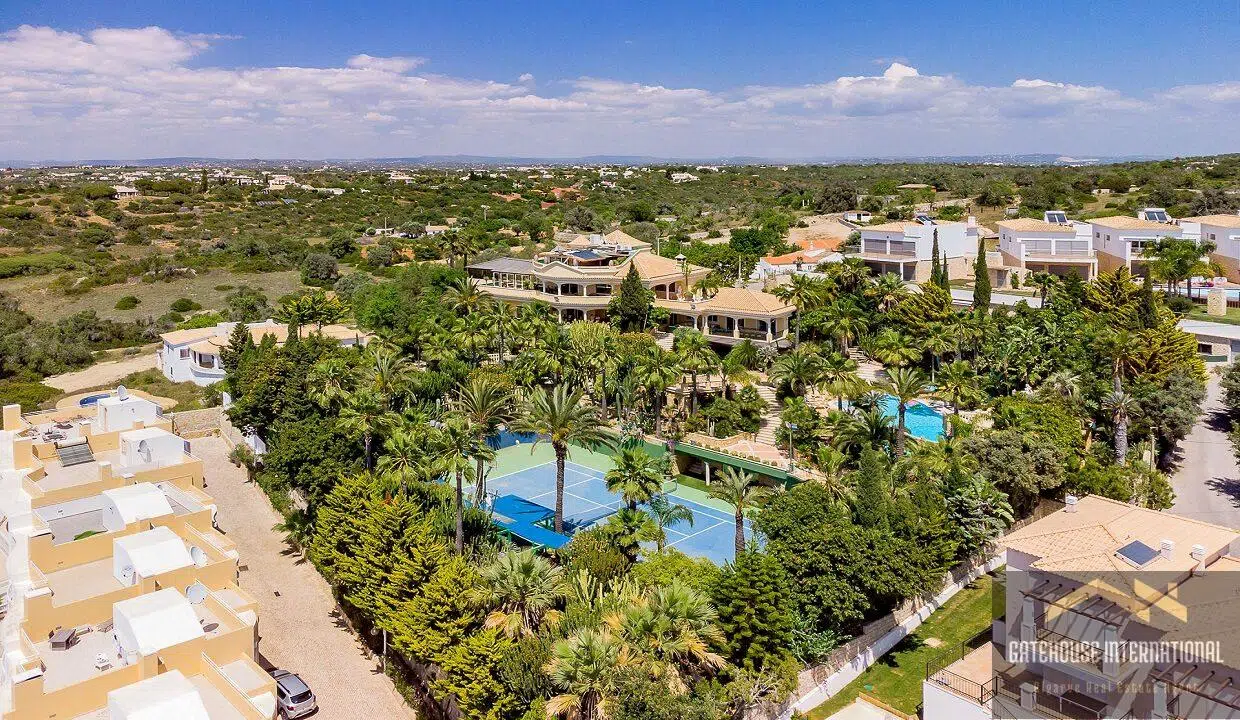 Algarve Luxury Sea View Villa With Tennis Court