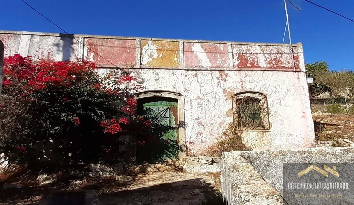 Loule Algarve Old Farmhouse Ruin For Sale88