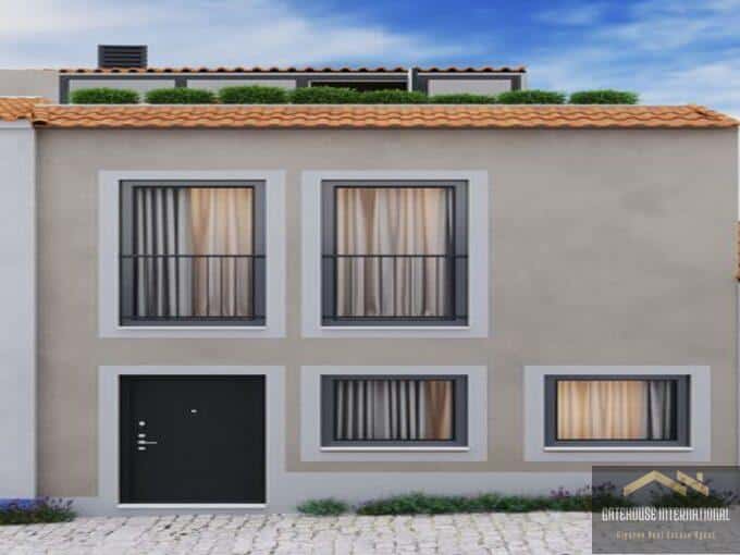 Algarve rækkehus under opførelse i Lagos Center 1