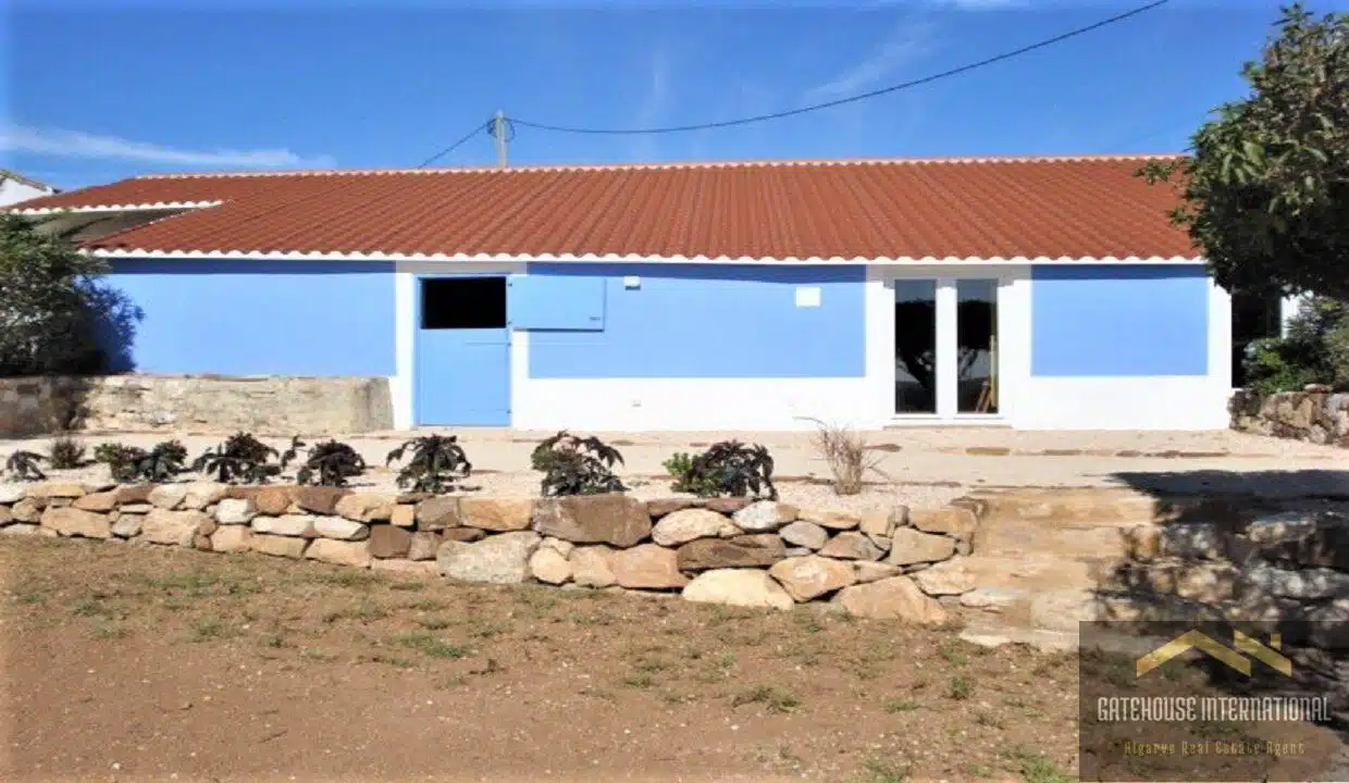 West Algarve Sea View Farmhouse With 24 Hectares