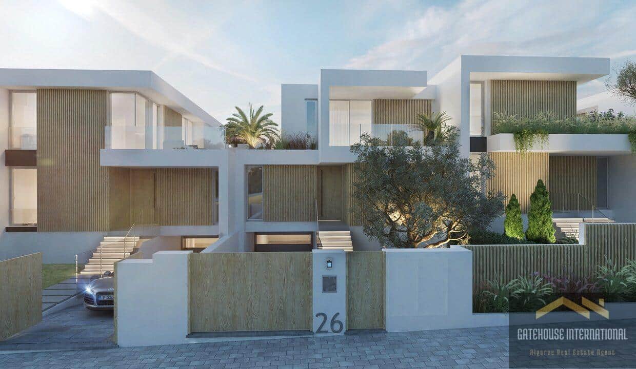 Building Plot With Project Approved For A 3 Bed Townhouse for Sale In Faro 7