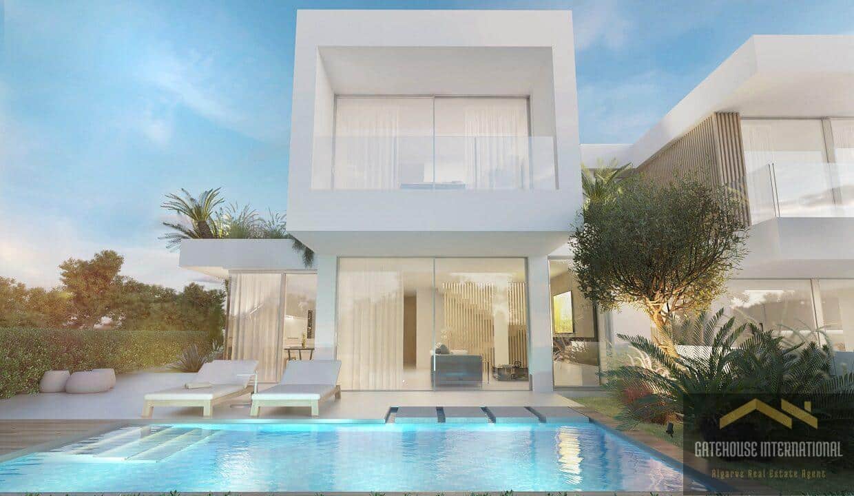 Building Plot With Project Approved For A 3 Bed Townhouse for Sale In Faro 98