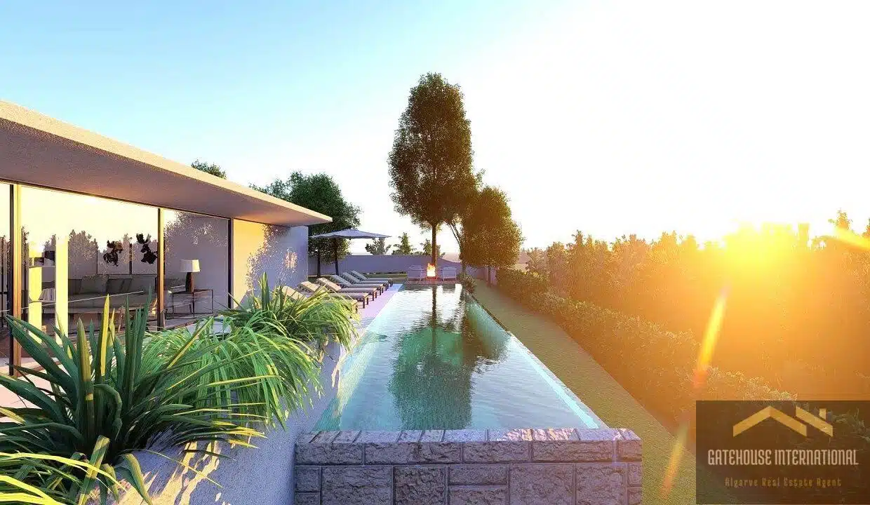 Brand New Modern Design Single Storey Villa In Central Algarve