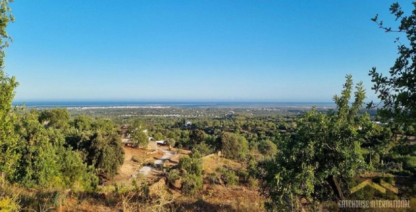 Sea View Algarve 3500m2 Plot In Estoi With New Villa Approval