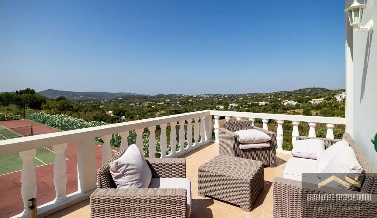 Sea View 5 Bed Villa With Tennis Court in Loule Algarve 2 transformed