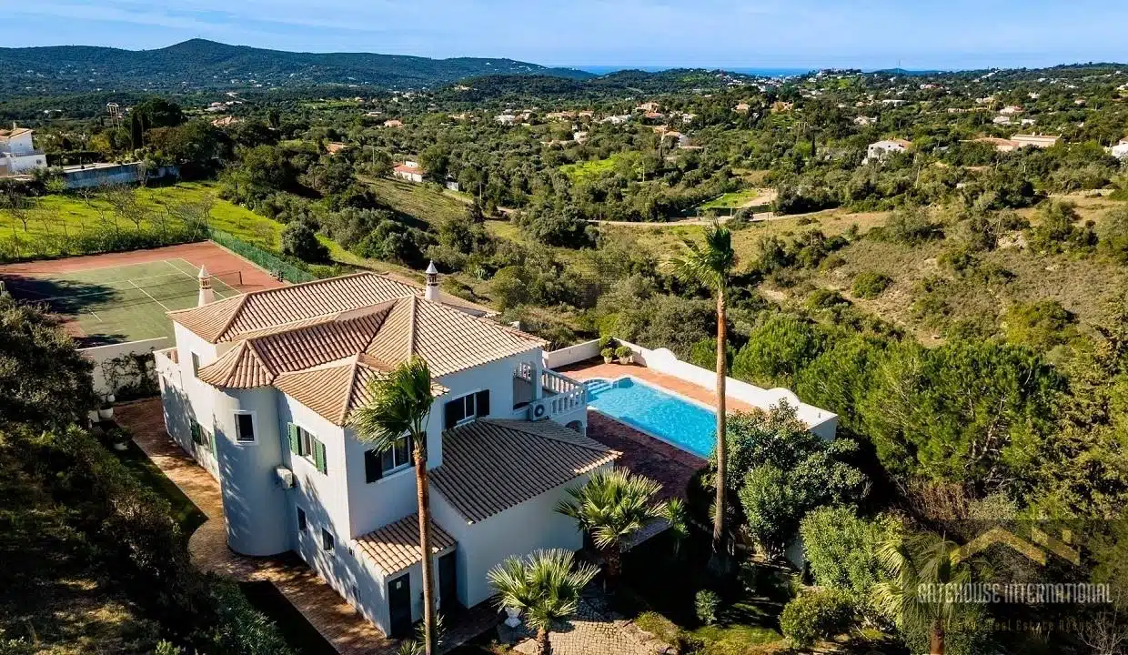 Sea View 5 Bed Villa With Tennis Court in Loule Algarve 4 transformed