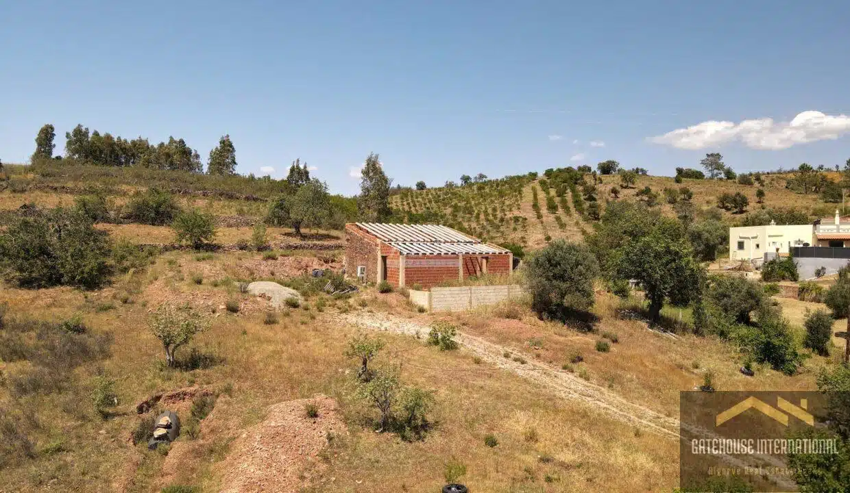 Algarve Countryside Building Plot With Approved Project In Salir