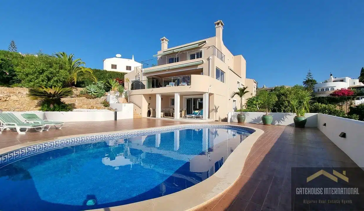 Sea View Villa For Sale In Carvoeiro Algarve 0