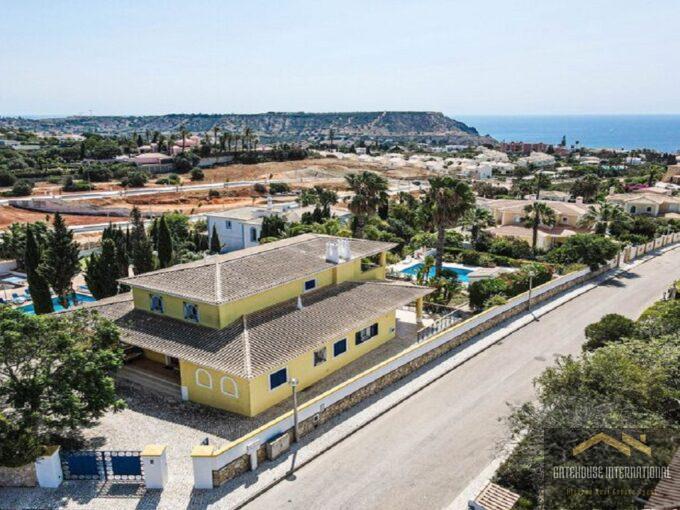Villa vue mer de 4 chambres à Praia da Luz ouest de l'Algarve à vendre1