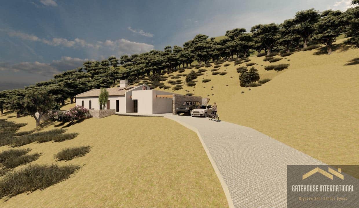 Brand New Turnkey Sea View Single Storey Villa In Estoi Algarve