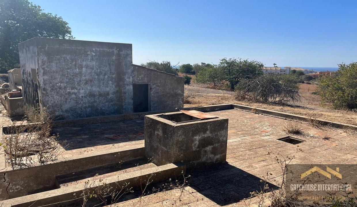 Hillside Sea View Plot With Ruins In Albufeira Algarve 5