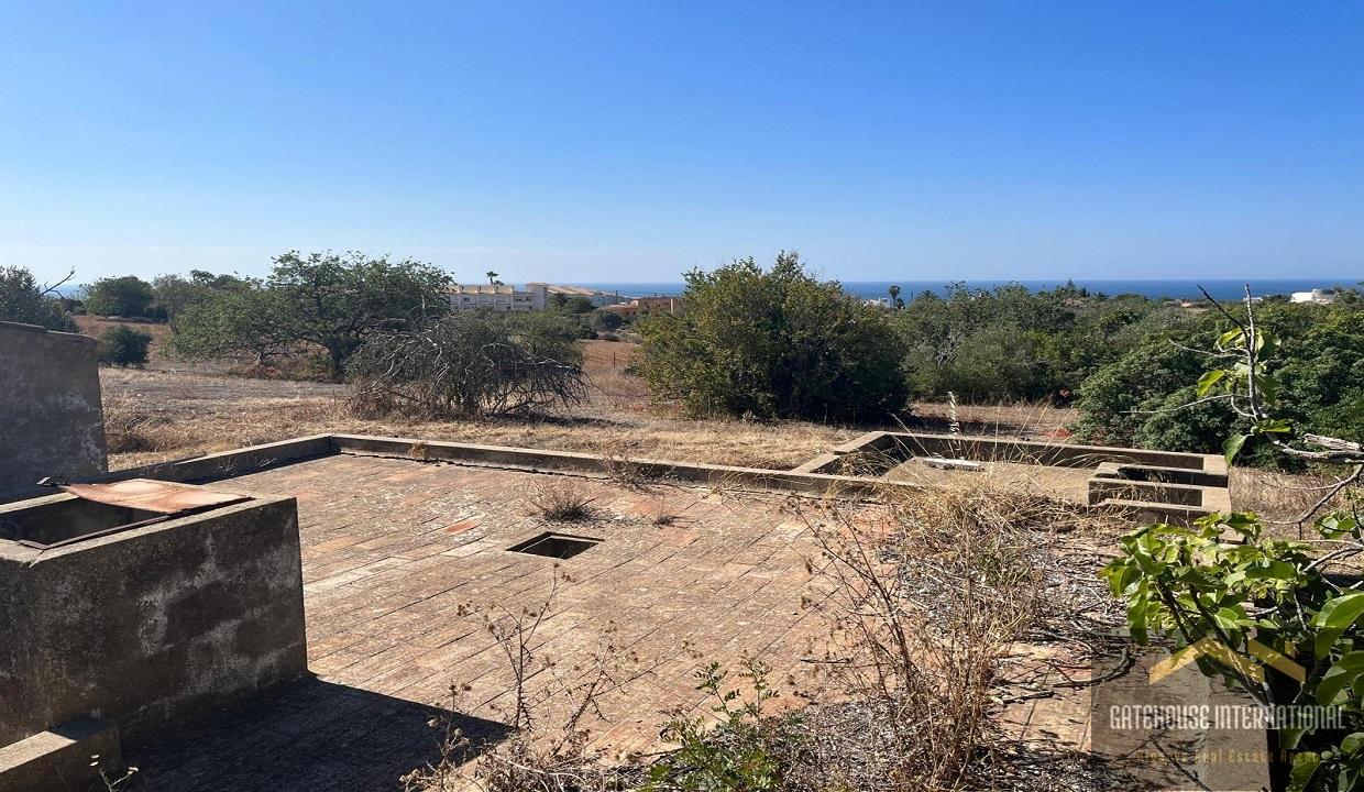 Hillside Sea View Plot With Ruins In Albufeira Algarve 6