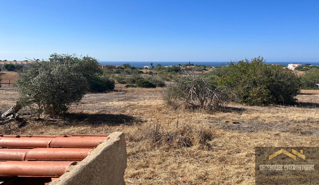Hillside Sea View Plot With Ruins In Albufeira Algarve