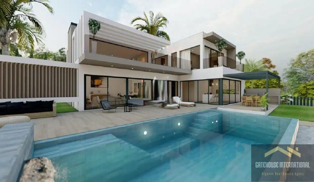 Land To Build a 4 Bed Modern Villa In Vilamoura Algarve