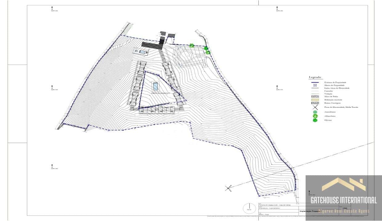 5 Hectare Plot With An Approved Rural Tourism Project In Central Algarve1
