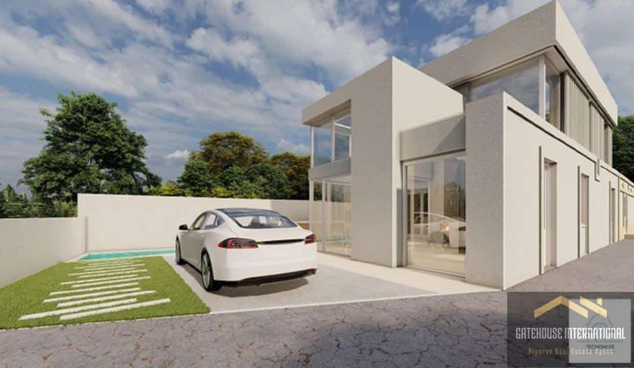 Plot To Build A 3 Bed Modern Villa Near Faro Algarve 1