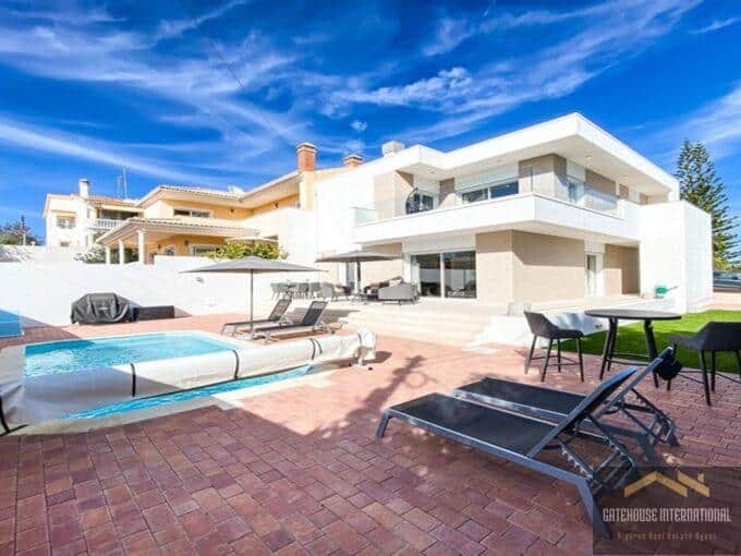 Sea View 4 Bed Modern Villa With Pool In Praia da Luz Algarve1