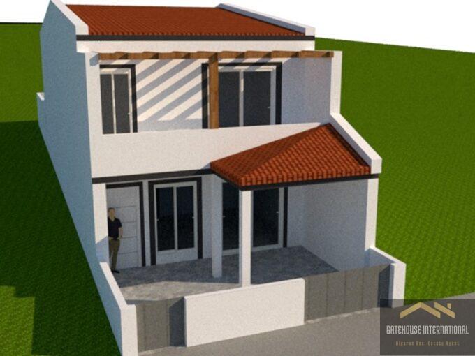 Algarve byggegrund til et 3 sengs hus i Burgau 2