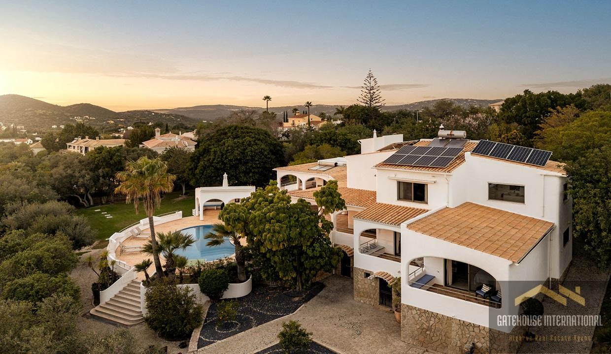Sea View 6 Bed Renovated Villa In Vale Formoso Almancil Algarve 1