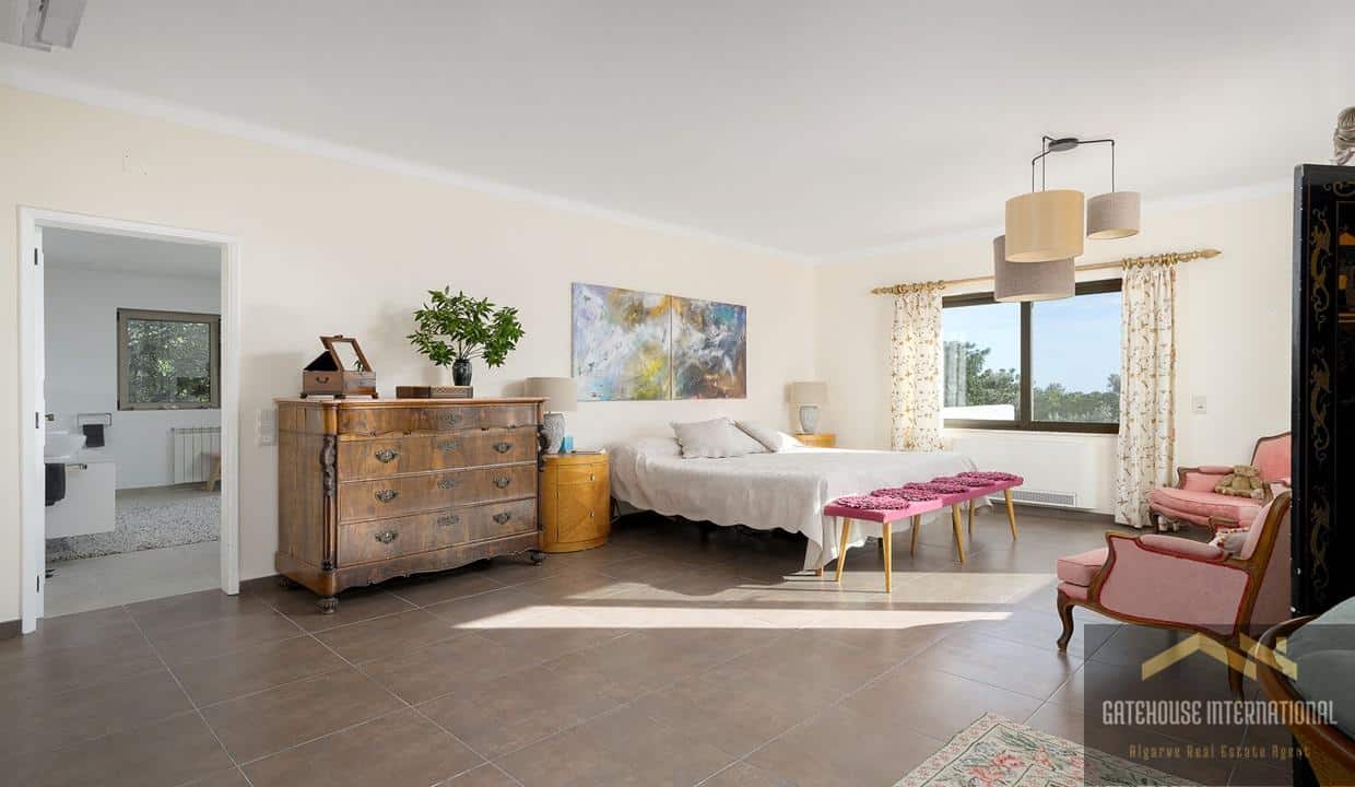 Sea View 6 Bed Renovated Villa In Vale Formoso Almancil Algarve 67