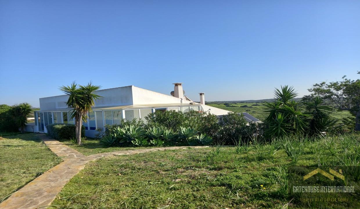 Sea View 7 Bed Farmhouse With Land In Raposeira West Algarve 433