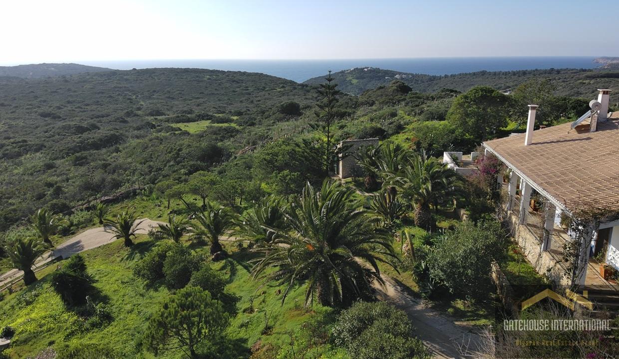 Sea View 7 Bed Farmhouse With Land In Raposeira West Algarve 5
