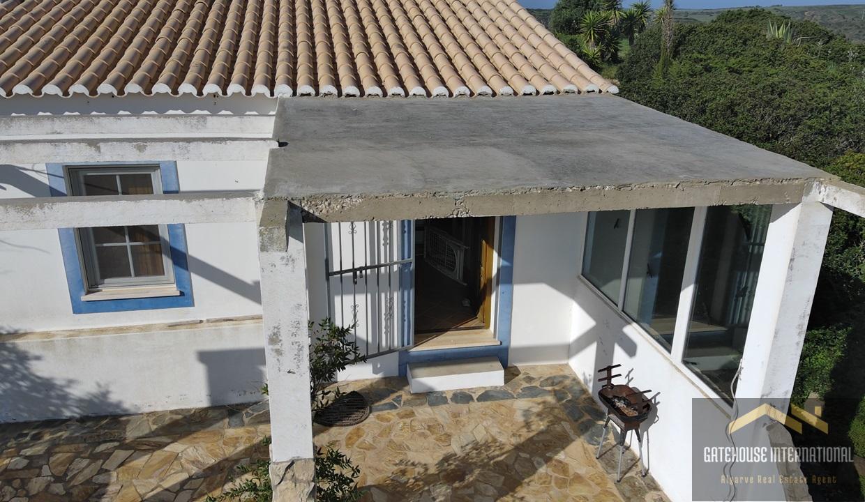 Sea View 7 Bed Farmhouse With Land In Raposeira West Algarve 6