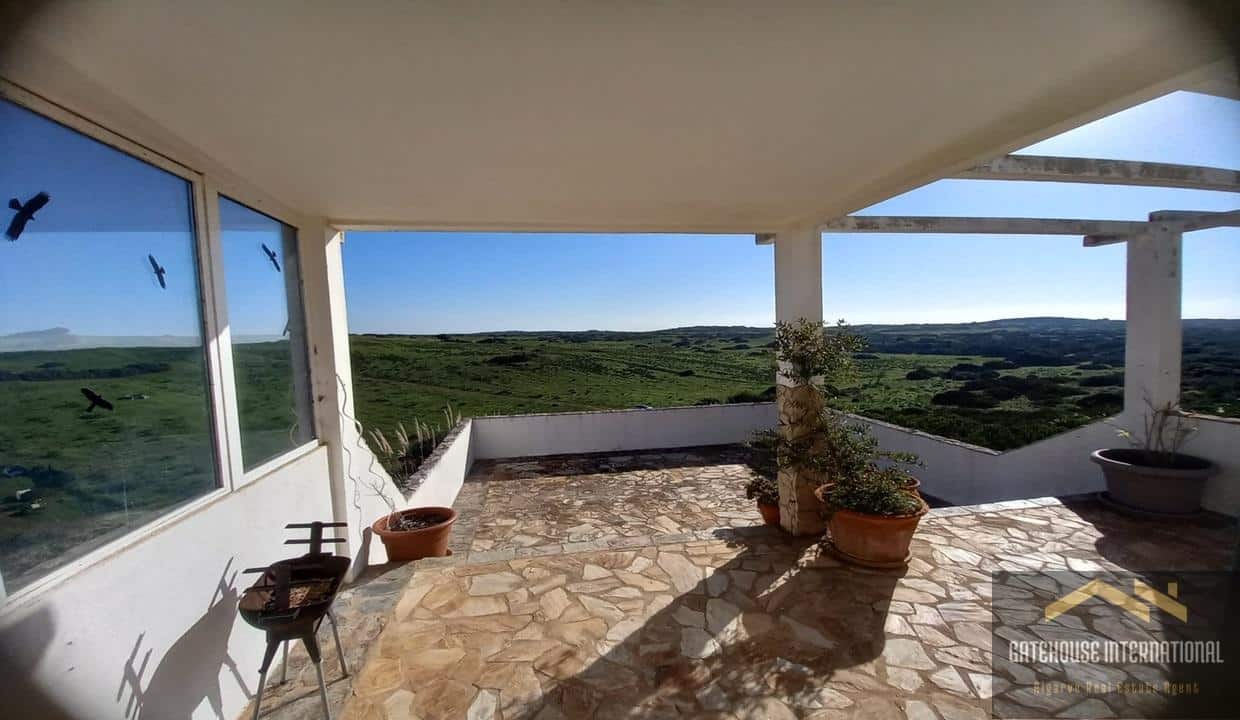 Sea View 7 Bed Farmhouse With Land In Raposeira West Algarve 667
