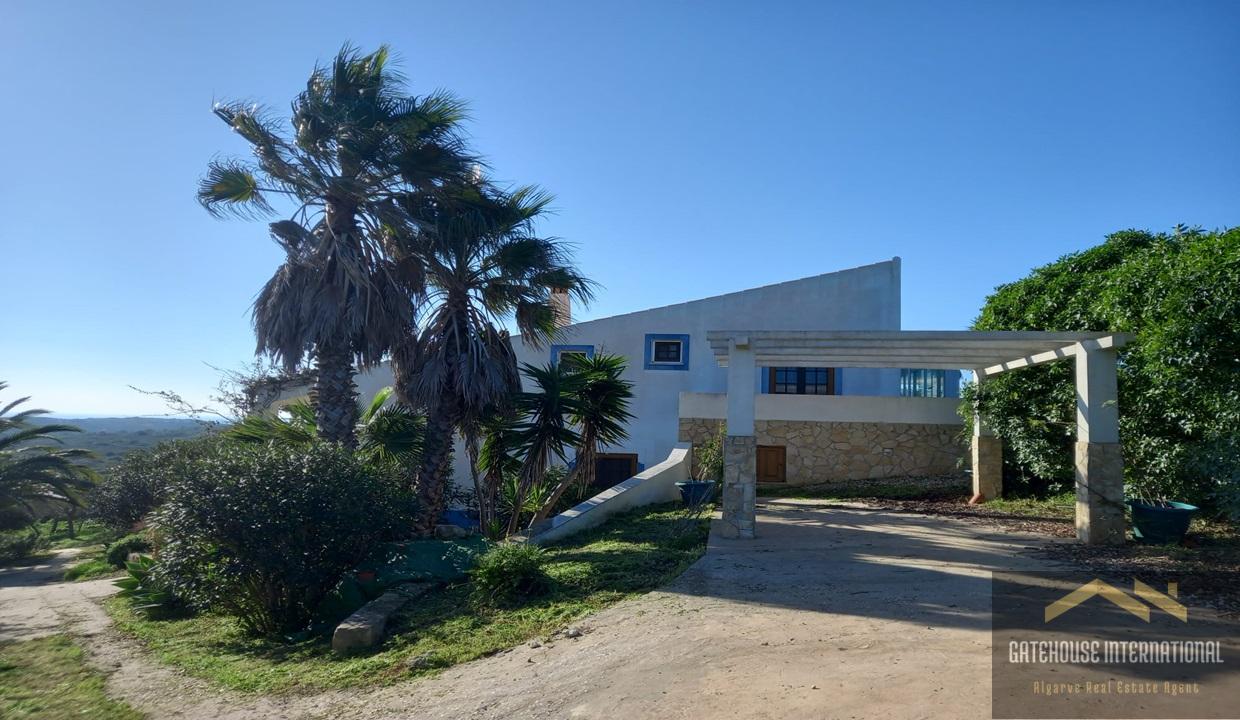 Sea View 7 Bed Farmhouse With Land In Raposeira West Algarve00