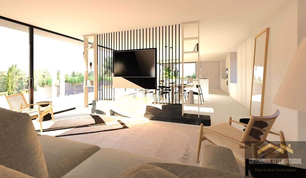 Brand New Single Storey Sea view Villa In Pera Algarve43