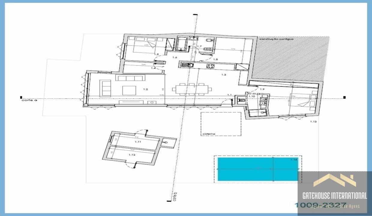 Plot With Approval To Build 3 Bed Single Storey Villa In Santa Barbara De Nexe 21