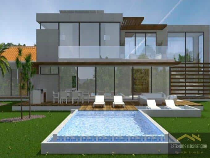 Front Line Golf Plot With Project Approval In Vila Sol Algarve 98