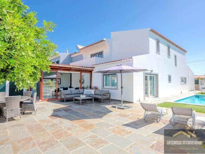 Renovated 4 Bed Villa In Quarteira Algarve Near Golf Resort