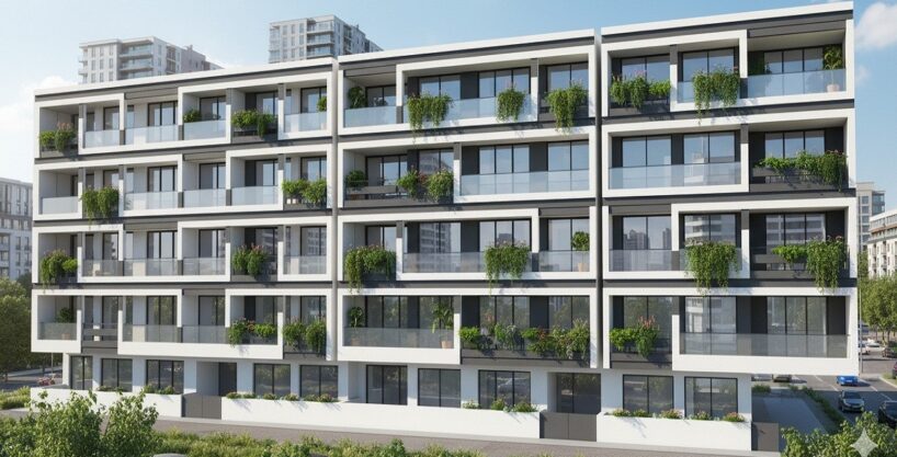 Urban land with project approved for 50 apartments in Olhao, Algarve 1