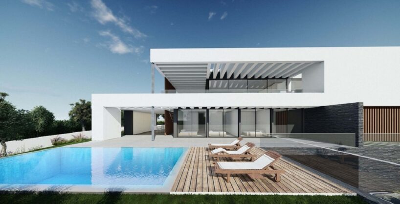 Sea view brand new villa for sale in Praia da Luz, Algarve 1