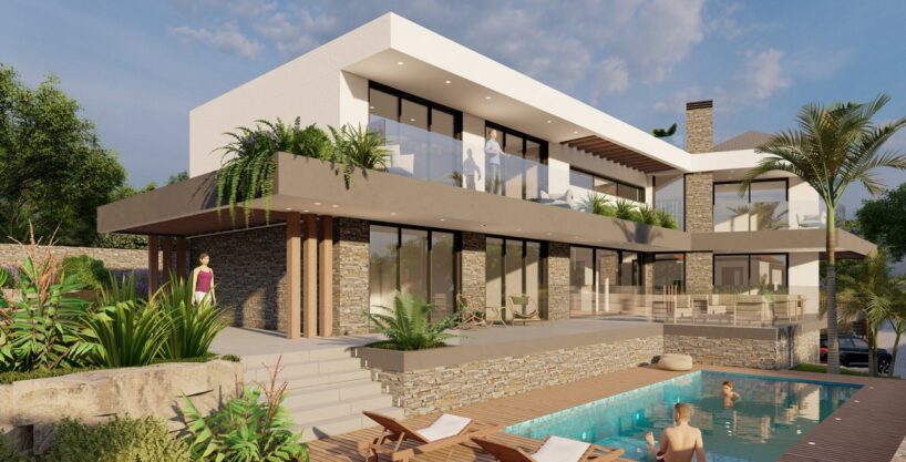 Brand new contemporary villa for sale in Almancil, Algarve 1