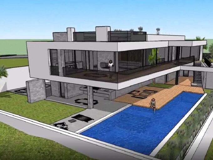 Brand new contemporary villa with sea View in Porto de Mos, Lagos 1