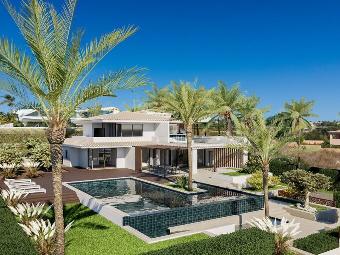Luxury new villa for sale in Porto do Mos, Lagos, Algarve 1
