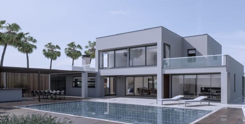 New 4 bed villa for sale in Funchal, Lagos, Algarve 1