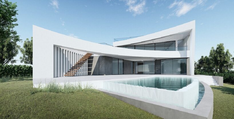 Sea view modern style luxury villa in Praia da Luz, Algarve 1