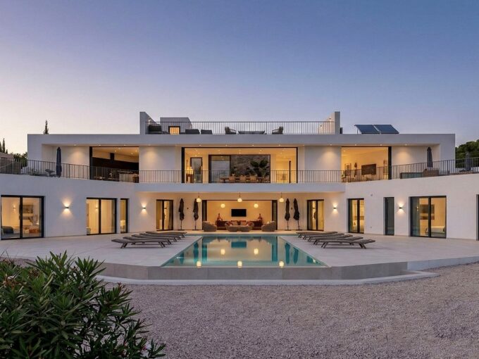 Stunning sea view 5 bed new villa near Quinta do Lago, Algarve 26