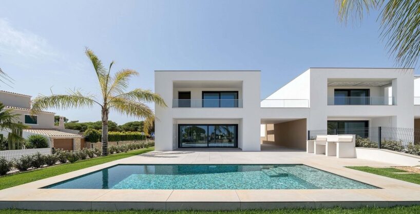 3 bed new villa for sale in Quarteira, Algarve 1