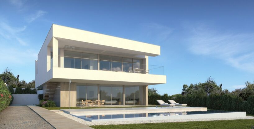 Off plan 4 bed villa for sale in Monte Lemos, Praia da Luz 1