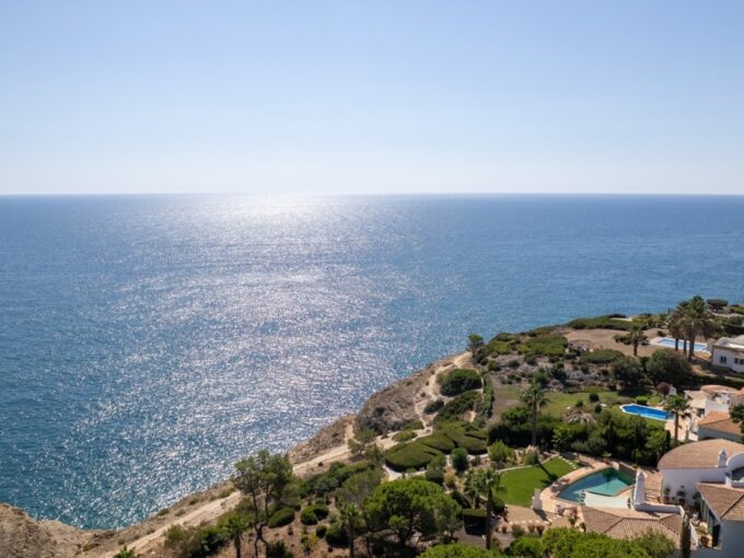 Seafront luxury Algarve villa in Carvoeiro Algarve Portugal 1